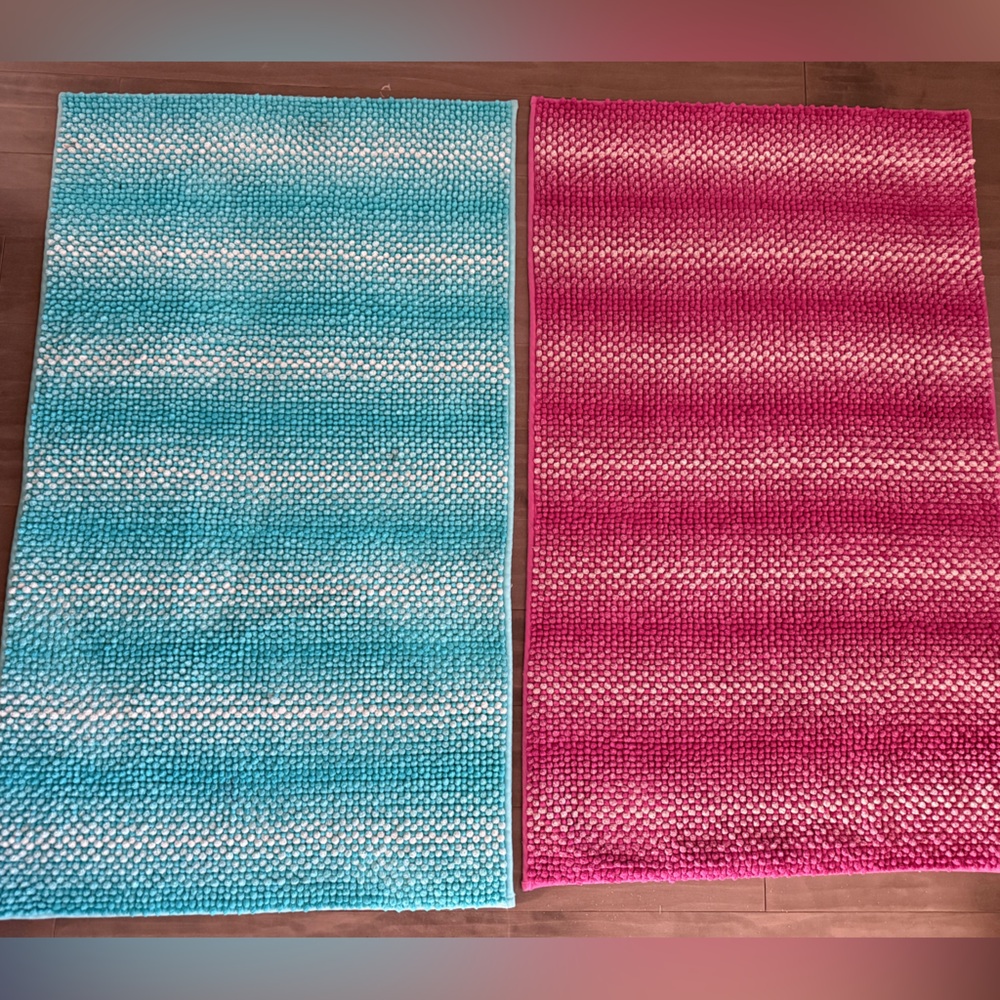 Area Rugs Pink & Teal 46x26 inch